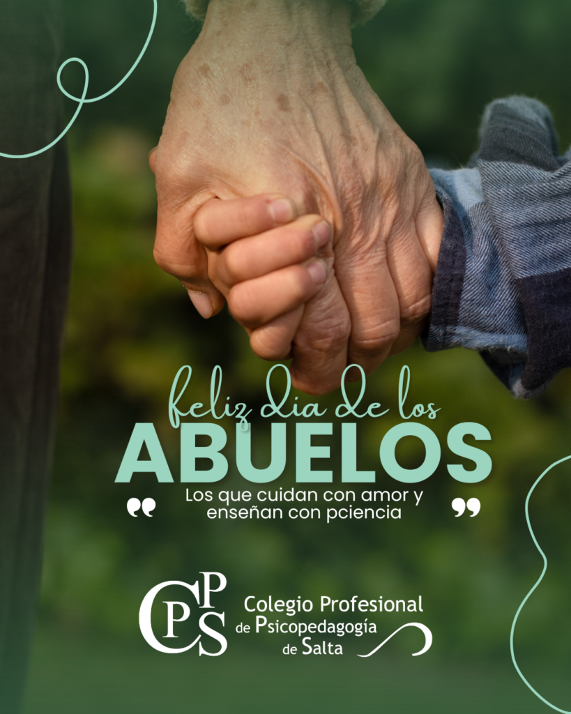 Post de Instagram de felicitación del día de los abuelos degradado verde y beige